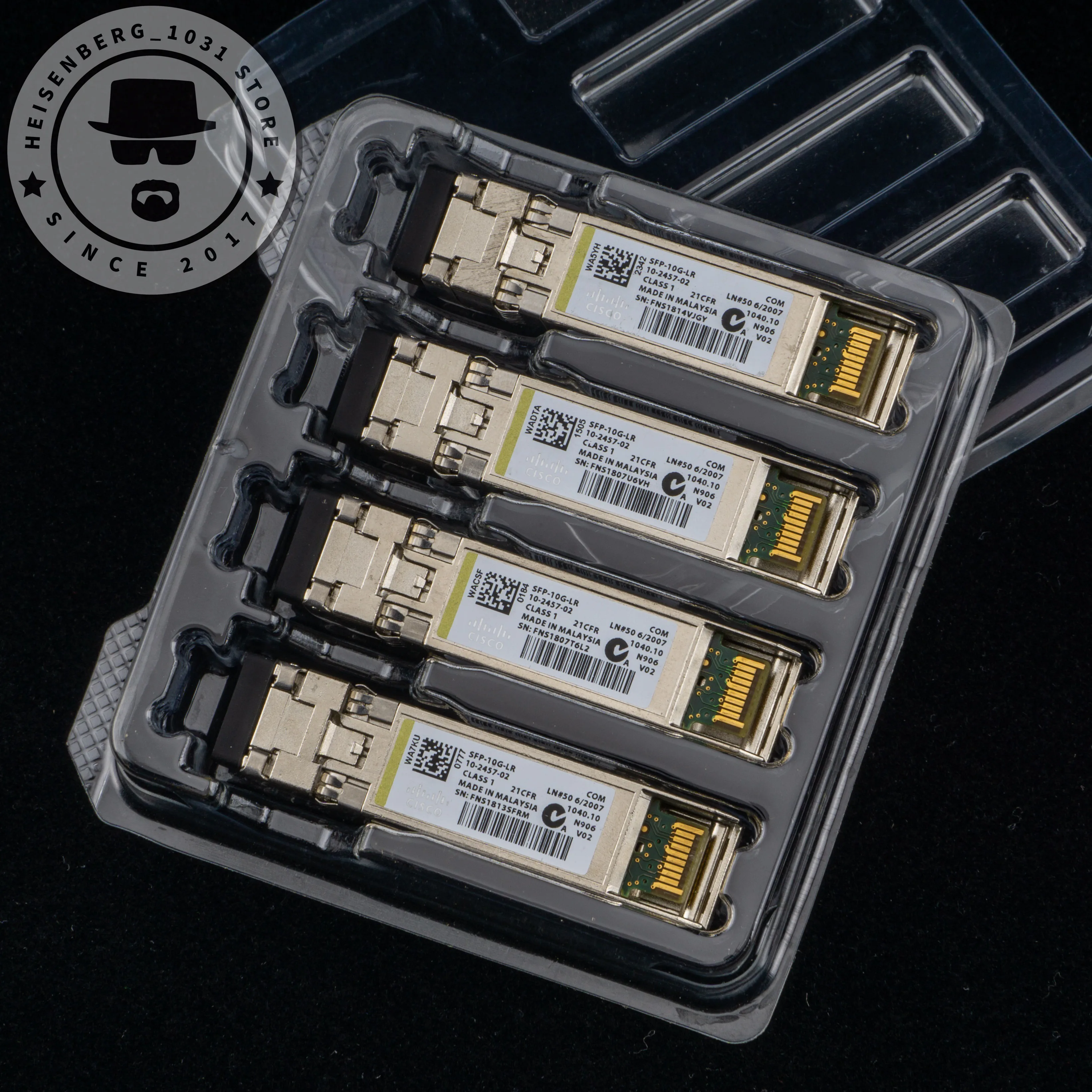 Imagem -02 - Cisco-transceptor Óptico Sfp10g-lr 10gbase-lr Sfp Mais 10245702 V02 1310nm Smf 10gbe 10km Refubished Lote de Pcs