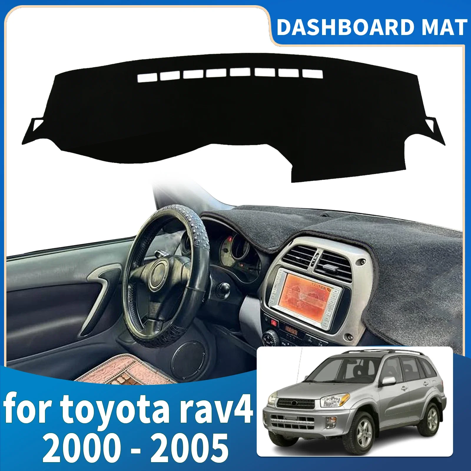 

Защитный коврик на приборную панель для Toyota RAV4 XA20 2000-2005 годов выпуска, аксессуар, солнцезащитный козырек