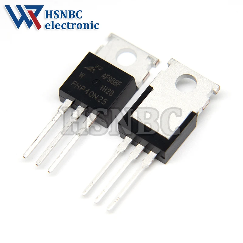 10PCS FHP40N25 40N25 FHP40N25W TO-220 40A 250V N-channel Power MOSFET Transistor 100% New Original