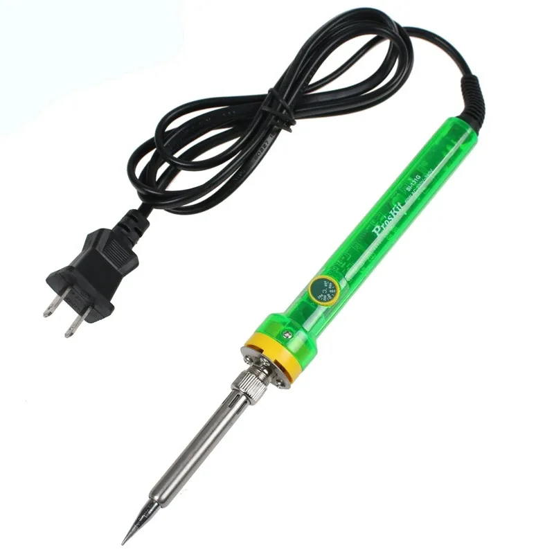 

Pro'skit SI-131G 60W Electric Soldering Iron Temperature Adjustable Welding Solder Iron Rework Station With Soldering Iron Tips