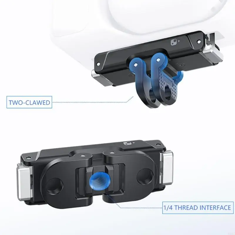 حامل متعدد الاستخدامات من الألومنيوم المغناطيسي سريع الفك لكاميرات GO يتميز بواجهات قفل بمخلبين قابلة للطي 896C #6