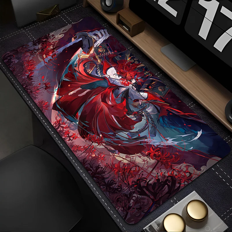 

Mouse Pad PC Accessories Keyboard Pad Office Desk Mat Anime HD Mousepad Natural O-onmyoji Rubber Anti Slip Gaming Extended Pad