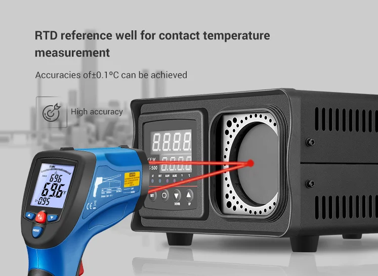 CEM BX-500 Professional Portable IR Thermometer Infrared Temperature calibrator High Temperature to 550 C