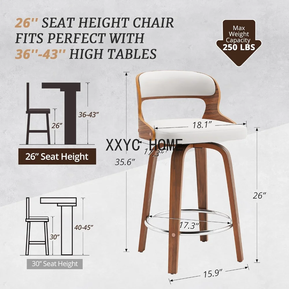 Barstools, Counter Height Bar Stools, 26