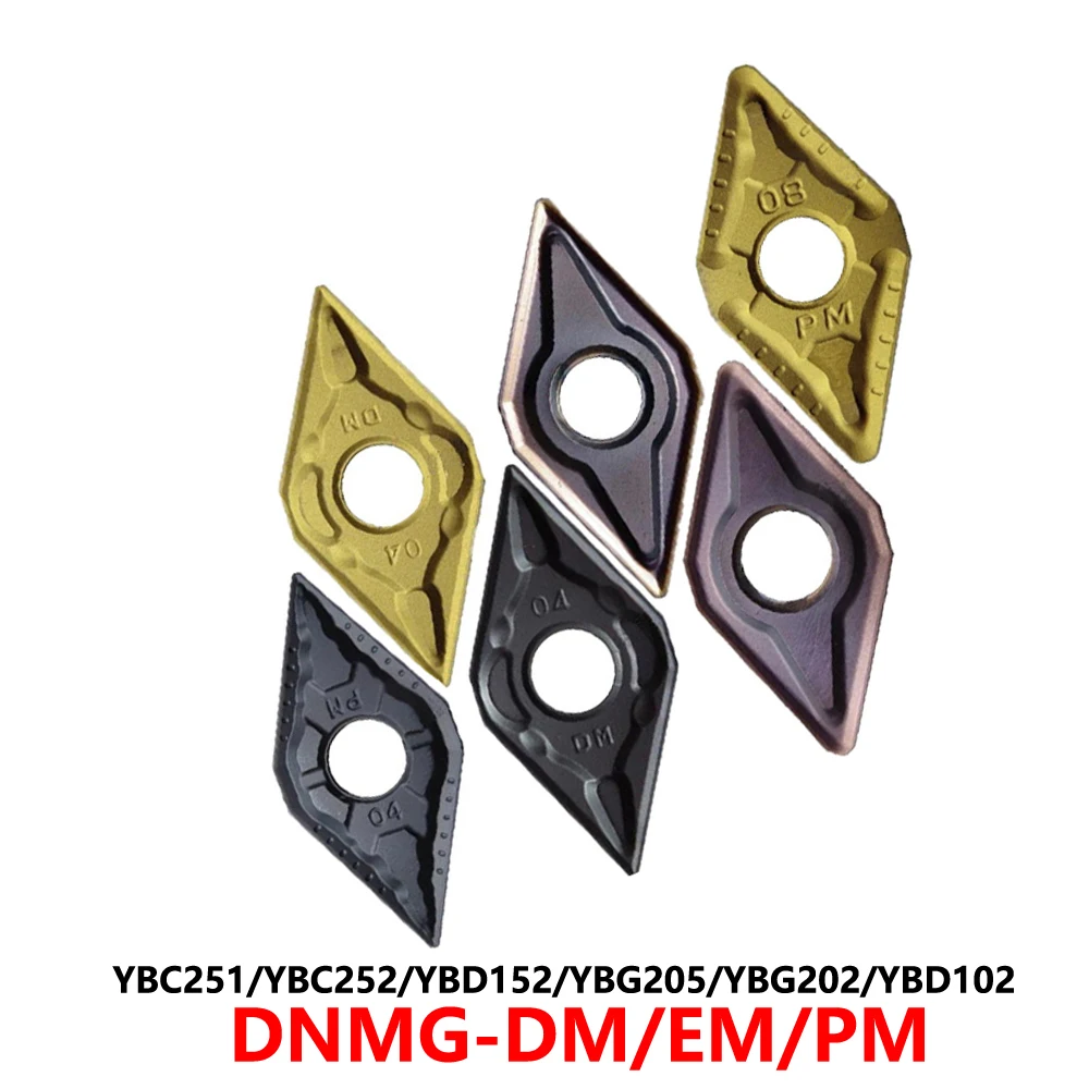 

Original DNMG110404 DNMG110408 DNMG150404 DNMG150408 DNMG150604 DNMG 150608 DM EM PM YBC252 YBC251 YBD102 YBG205 Carbide Inserts