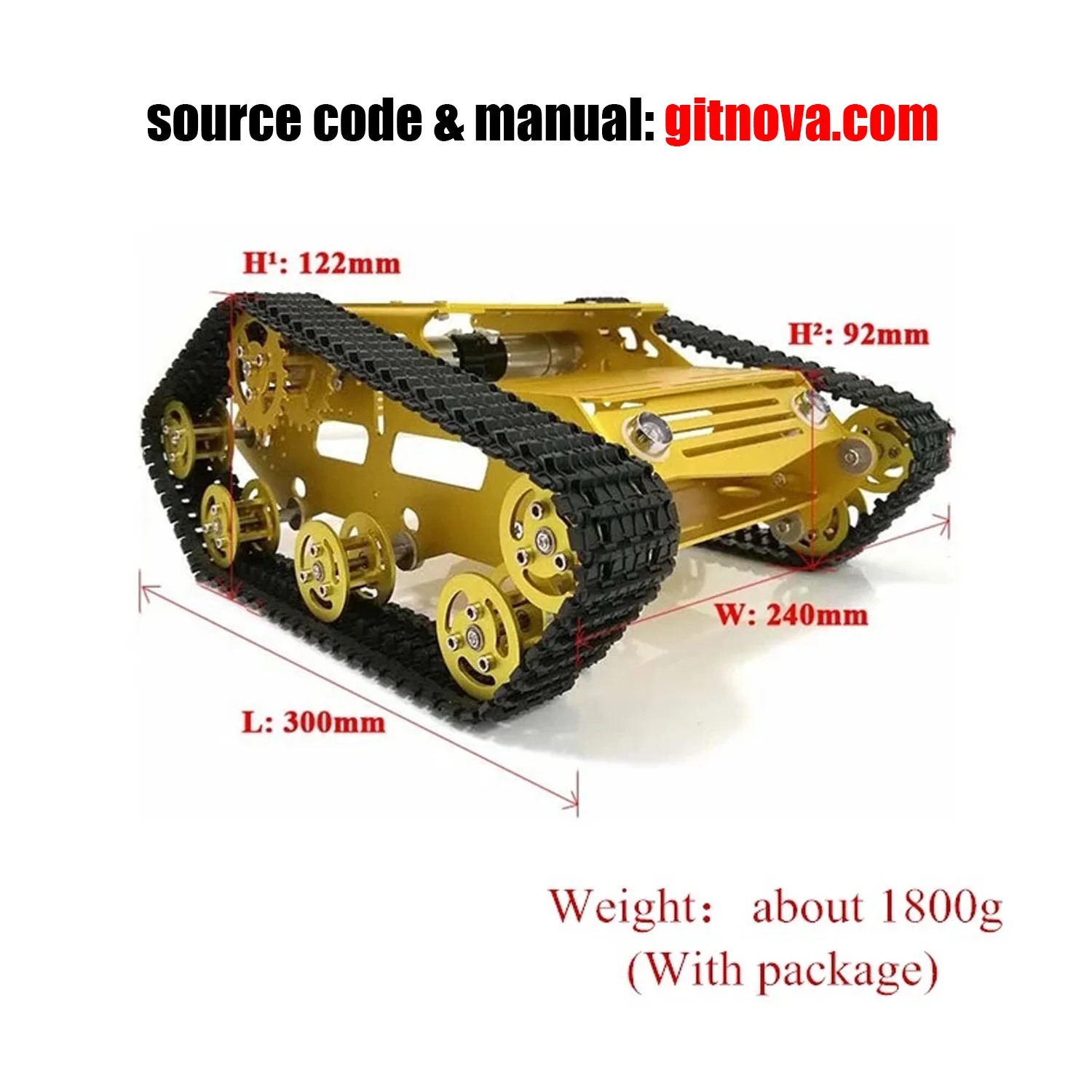 GY100-金属フレーム付きの接続されたシャープシャーシ,プラットフォーム,9vモーター,プラスチックベアリング,arduino/rpi