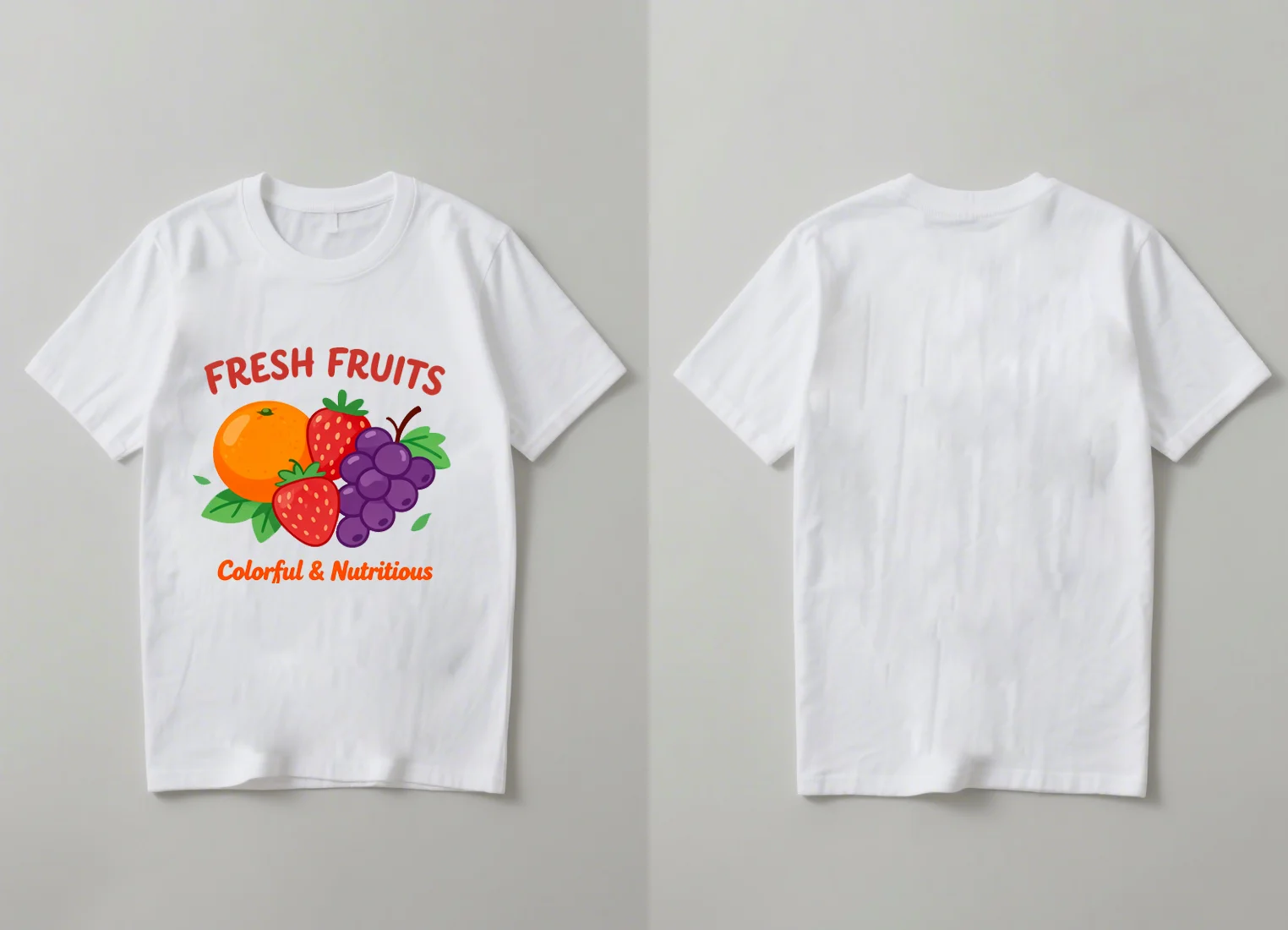 2025 T-shirt a maniche corte con stampa di bacche succose di nuova moda per uomo e donna, top casual girocollo