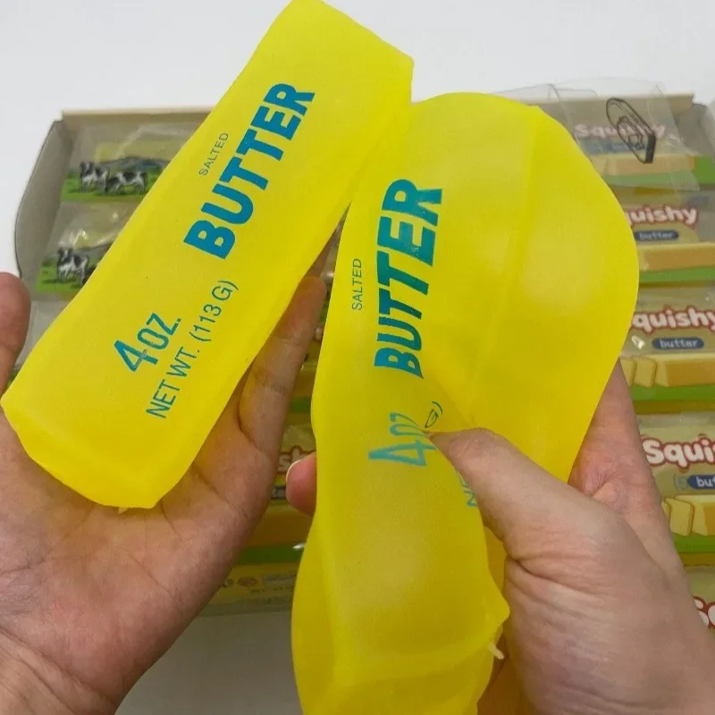Formbarer Butter-Vaseline-Stick, Käse-Stick, Quetsch-Stressabbau-Spielzeug zur Angstlinderung, Squishy Fidget Vaseline – Detail 3