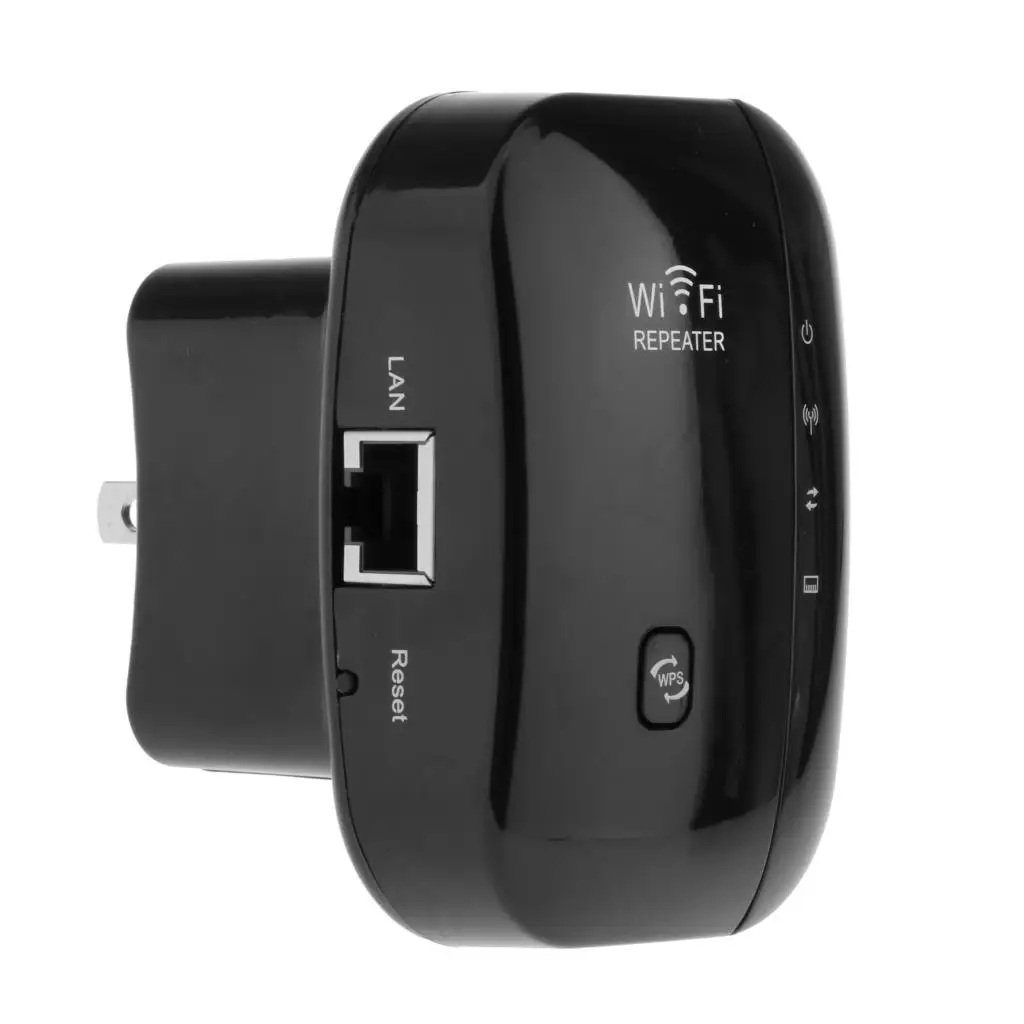 Wireless-N WiFi Repeater 2.4G Network WiFi Range Extender Integrated Antenna LAN Port 300Mbps Wireless Router Signal Amplifier