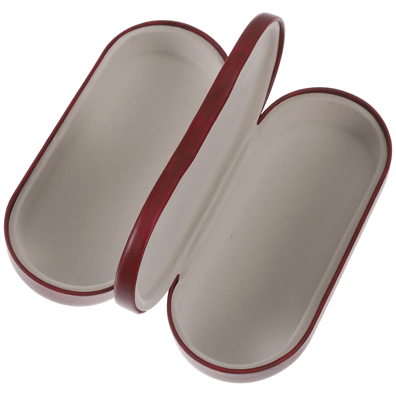 

Oil-proof Cover Steamer Glasses Case Double Sided Travel Multiple Layered Sunglasses Hard Shell