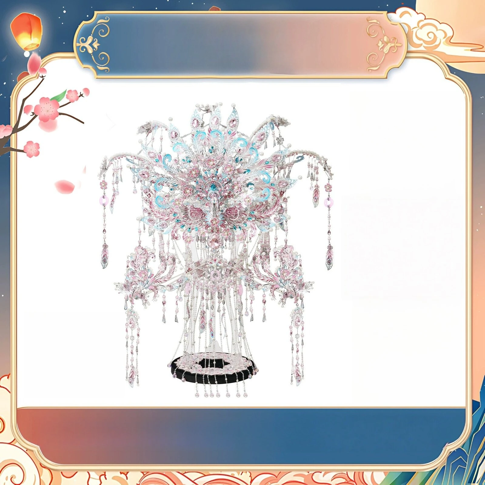 Phoenix Crown Can Wear Headgear 3d Three-dimensional Assembly DIY Handmade Materials Wedding Gift