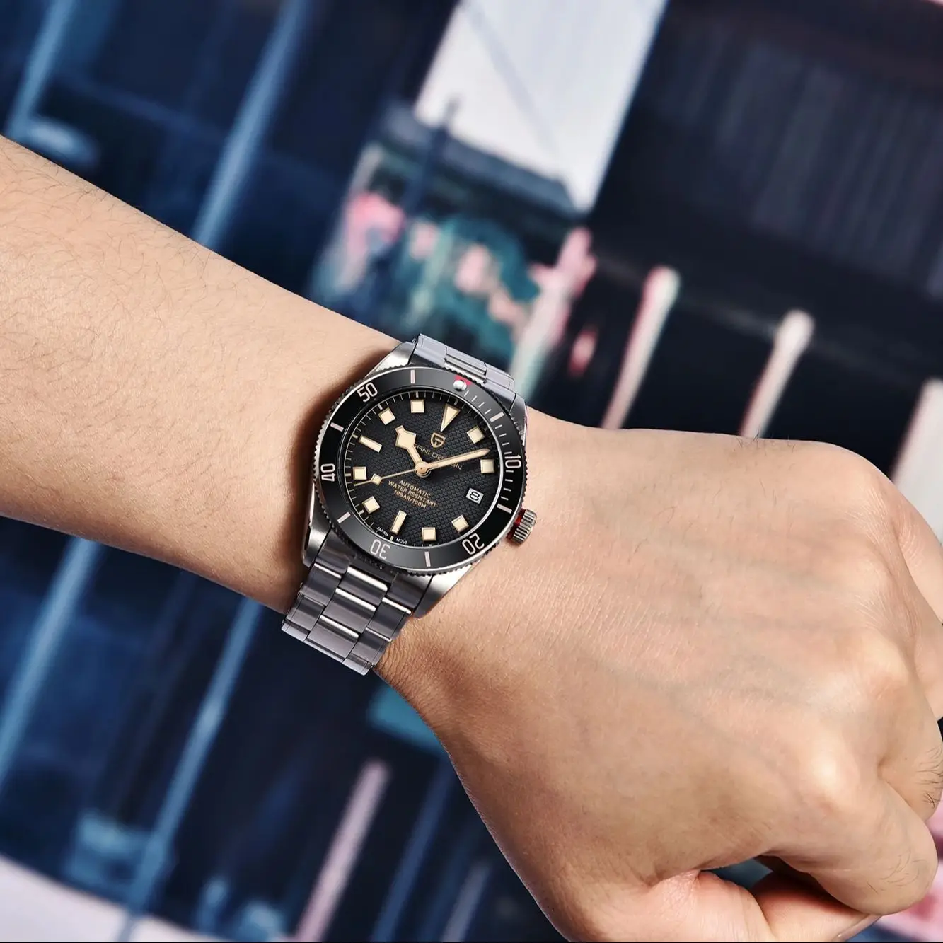 

PAGANI DESIGN 2025 New Men's Mechanical Wristwatch Top Luxury Automatic Watch for Men AR Sapphire mirror Sport Diver Watch Men