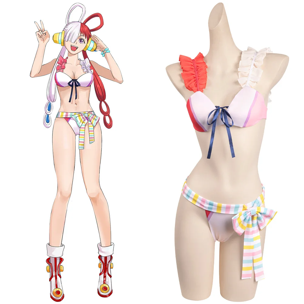 

Uta Cosplay Anime Costume Piece Sexy Swimsuit Swimwear Summer Beach Clothes Halloween Carnival Party Disguise Suits