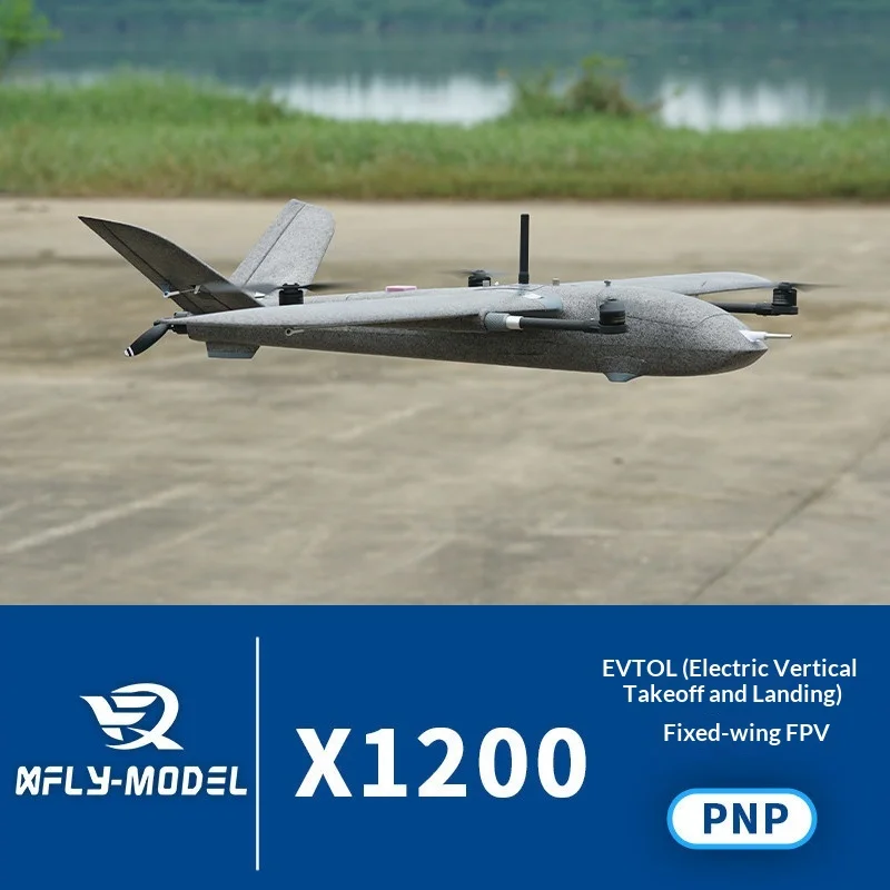 Xfly X1200mm Explorer Vertical Takeoff And Landing Propeller Assembly Fixed Wing Model Fpv Carrier Rc Remote Controlled Aircraft