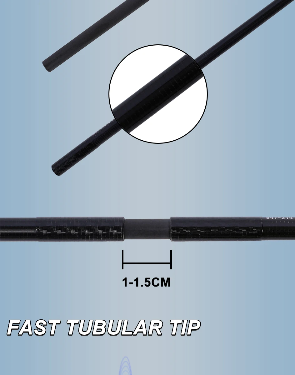 MIFINE JIG TRAINING Angelrute 3-14g/5-21G/7-28g/10-42g/12-56g/20-85g Zander Hecht Barsch Spinnrute mit Schnellen Hohlspitzen – Detail 7