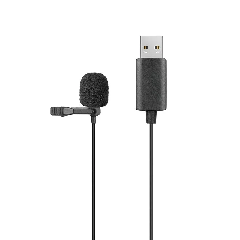 Lavalier microphone, mobile phone live broadcast mukbang video interview microphone, little bee, sound