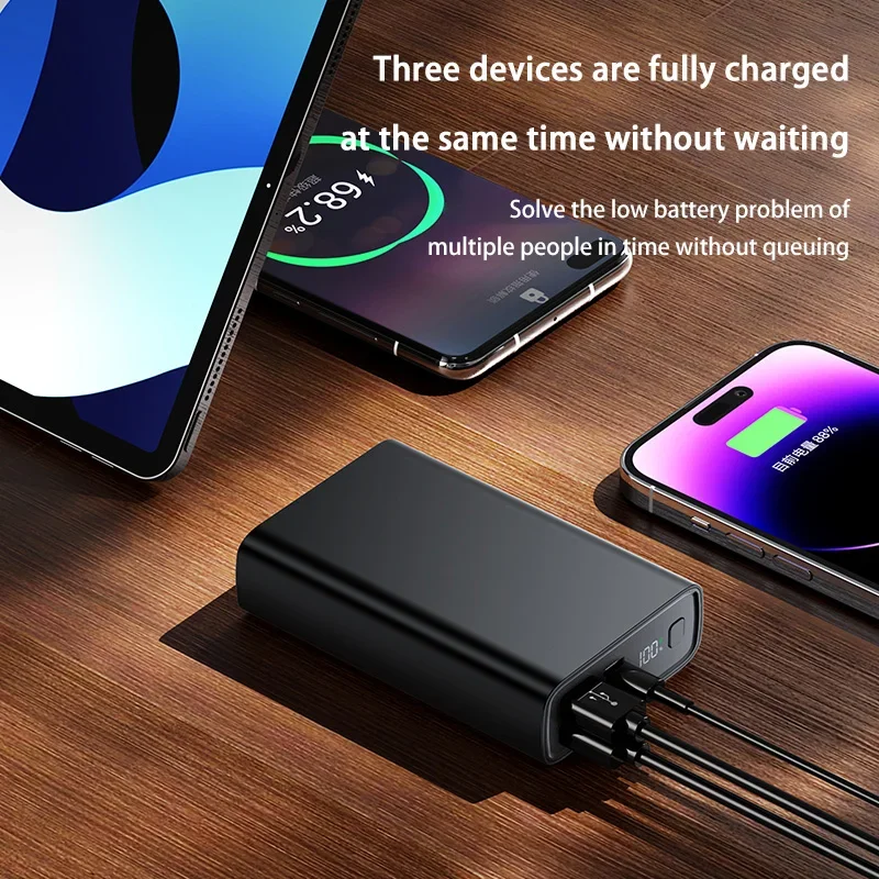 Oneplus 100000mah شحن سريع 120 واط قوة البنك سعة كبيرة المدمجة والمحمولة بطارية خارجية للهاتف المحمول آيفون سامسونج