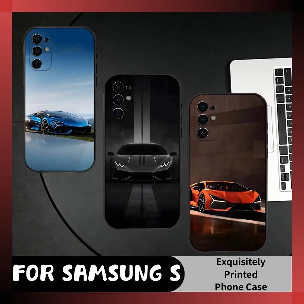 

A-Advanced Super Cars-s LAM-BOR Phone Case For Samsung S25,S24,S21,S22,S23,S20,Ultra,S26,Plus,Fe,Note,5G Black Cover