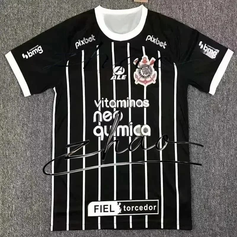 

2025 Corinthians Home and Away Jerseys, Football Jerseys, 3D Printed Breathable Sports Training Men's T-shirts, Motorcycles