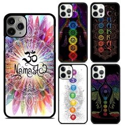 Mandala Chakra richiedi la custodia per telefono Yoga per iPhone 15 SE2020 14 7 8 plus XS XR 11 12 mini 13 pro max coque Shell Fundas