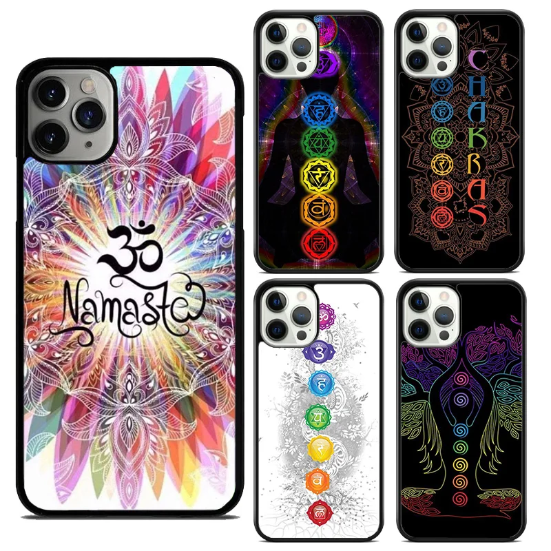 Etui na telefon Mandala Chakra Insist Yoga do iPhone 17 Air 16 15 14 plus 11 12 13 pro max coque Shell Fundas