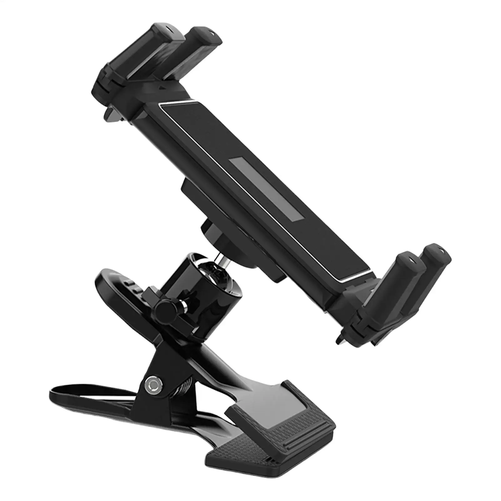 

Tablet Stand Drawing Phone Clamp Flexible Tablet Clamp Holder for Streaming Drawing Travel Kitchen Airplane Car Treadmill