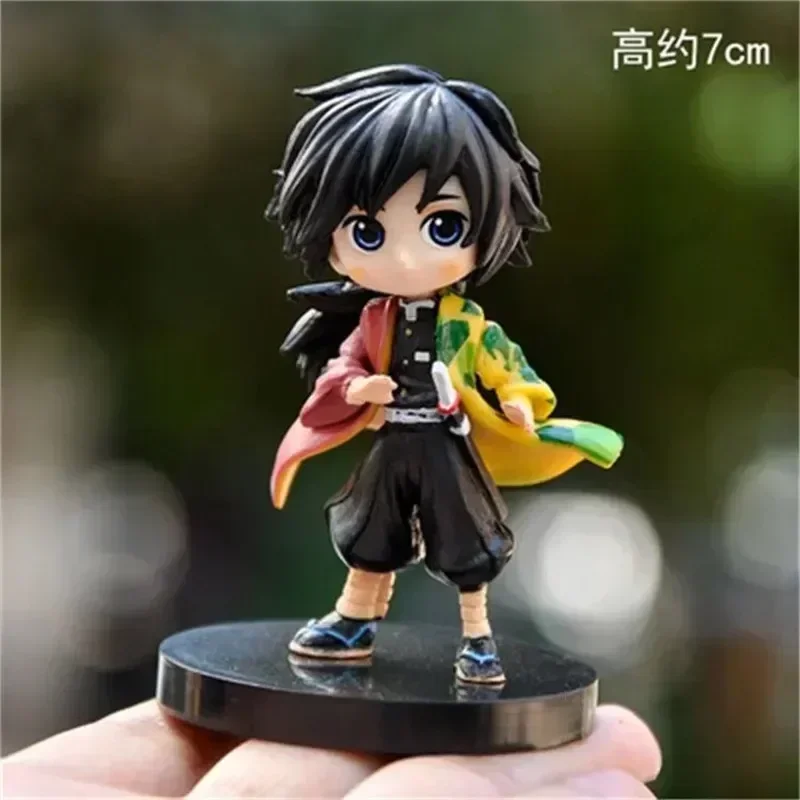 Demon Slayer Figure Nezuko Kamado Tanjiro Anime Blade Ghost Action Figure PVC Collectible Anime Figures Model Toys For Kids Gift