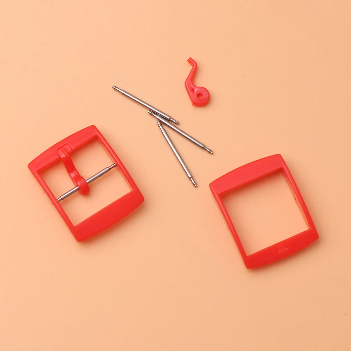 

4Pcs 20mm Strong Plastic Watch Band Clasp Buckle Easy to Remove and Install for Various Straps Dark Blue Watch Buckle