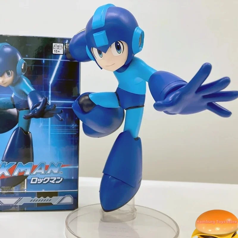 

In Stock Original Sega Mega Man Rockman Pvc Anime Character Model Collection Desktop Decoration Toys Gifts