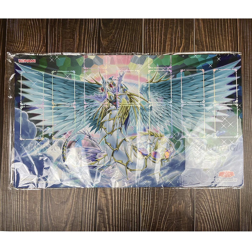 Yu-Gi-Oh olografico Rainbow Dragon Game Card Pad Playmat YGO Mat KMC TCG OGC CCG YuGiOh Cardmat Mat-189