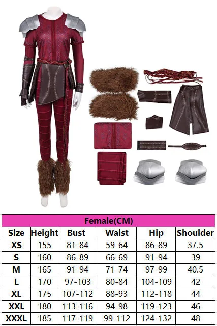 2015 Movie Train Dragon Astrid Cosplay Costume Women Jacket Pants Gloves Rolpelay for Adult Female Halloween Carnival Party Suit