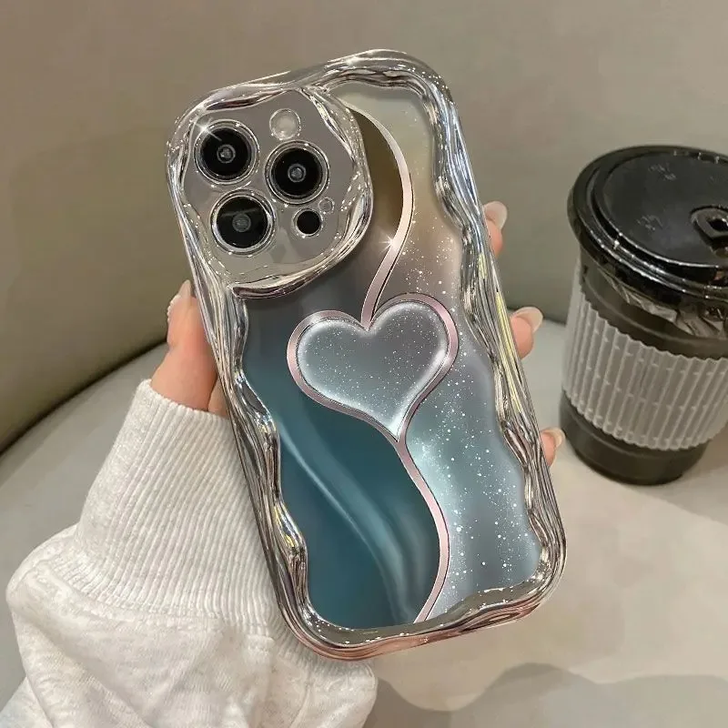 Colorful Love Phone Case For Samsung Galaxy S24 S23 Ultra S20 FE S21 S24 Plus A05 J7 J2 Prime G530 Soft Silicone Cover