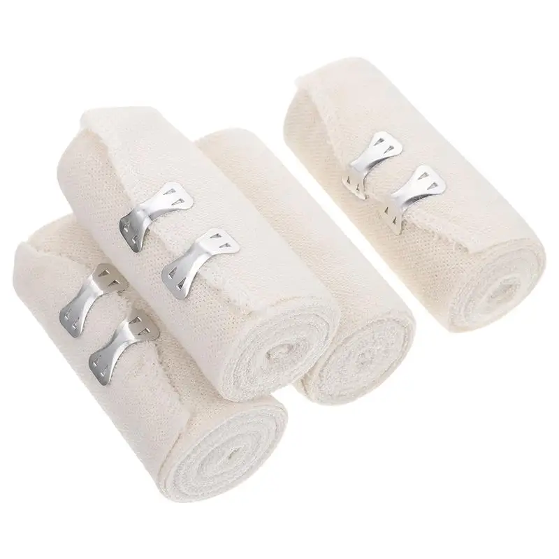 

4Pcs Bandage Elastic Bandage Professional Injury Tape Injury Accessory Multi-function Medical Tape for Outdoor Injury Fixing