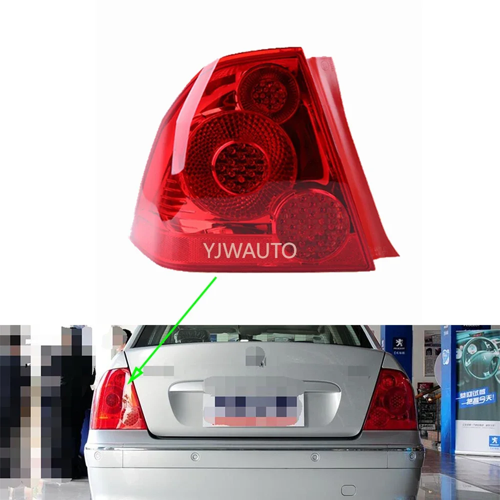 For Peugeot 307 2003-2007 2008-2012 2013 Taillights Car Taillamp Assembly Brakelight Auto Turn Signal Lamp Assembly Brake Lights