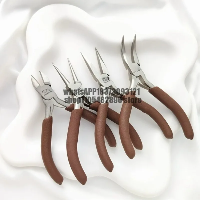 Carbon Steel Hand Tools Pliers Jewelry Pointed Nozzle Round Nozzle Pointed Pliers Bending Nozzle Pliers Scissors