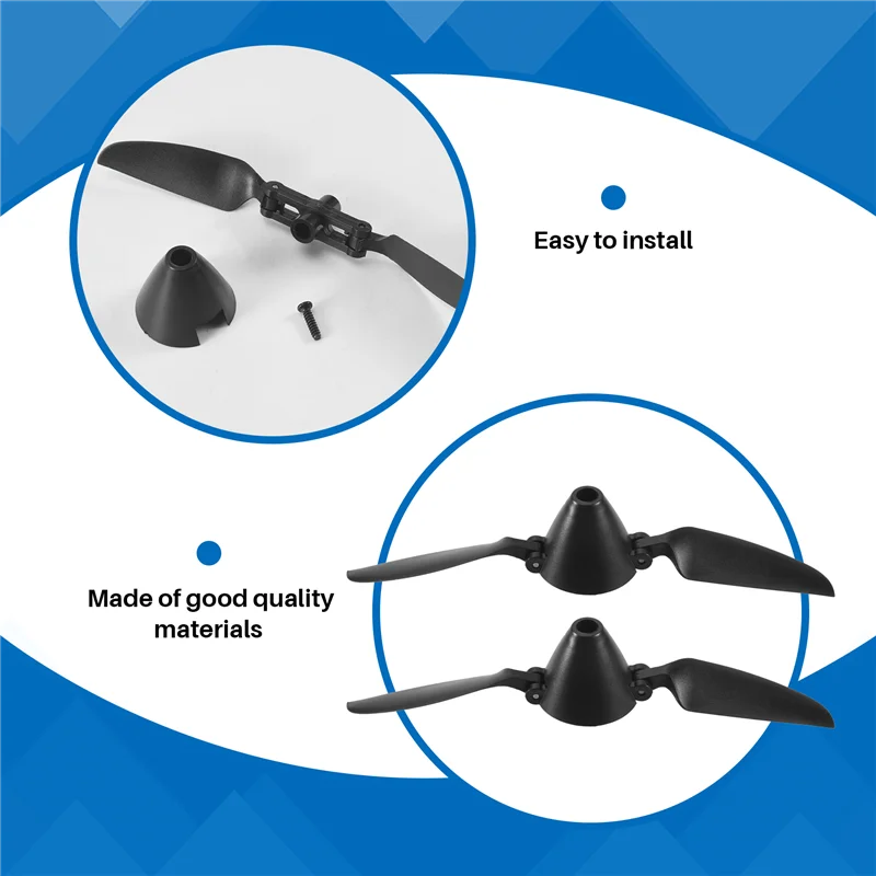 ABJL-2Pcs Xk A800.0006 cuchillas plegables de hélice para Wltoys Xk A800 Rc avión planeador de ala fija mejora piezas de repuesto