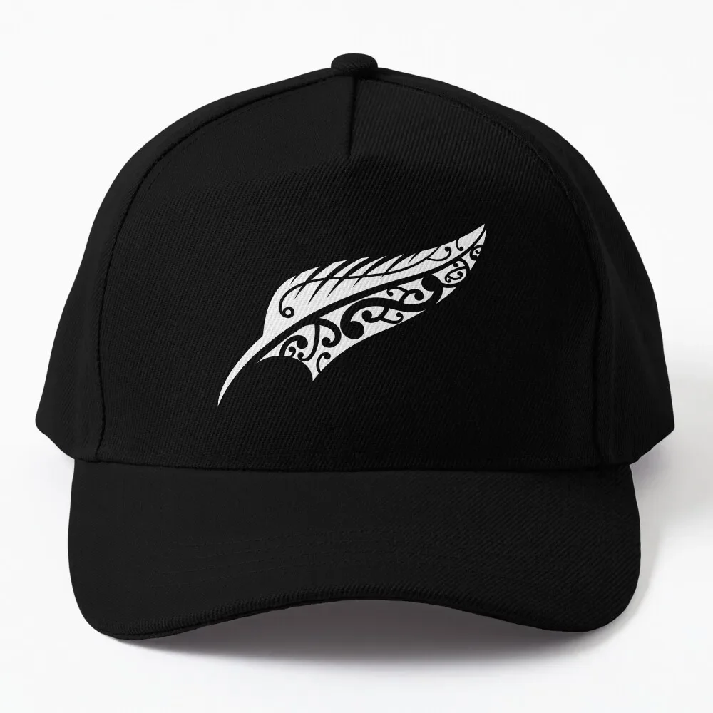 New Zealand Kiwi Fern all black tattoo Baseball Cap beach hat Sunscreen Military Tactical Cap Woman Hat Men'S