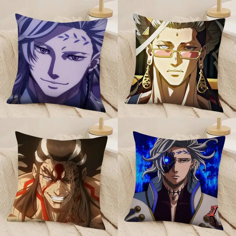 1 Stück R-Record Of Ragnarok Anime-Kissenbezug, modischer quadratischer Kissenbezug für Schlafzimmer, Sofa, Zimmer, Ins-Dekoration, Freizeit