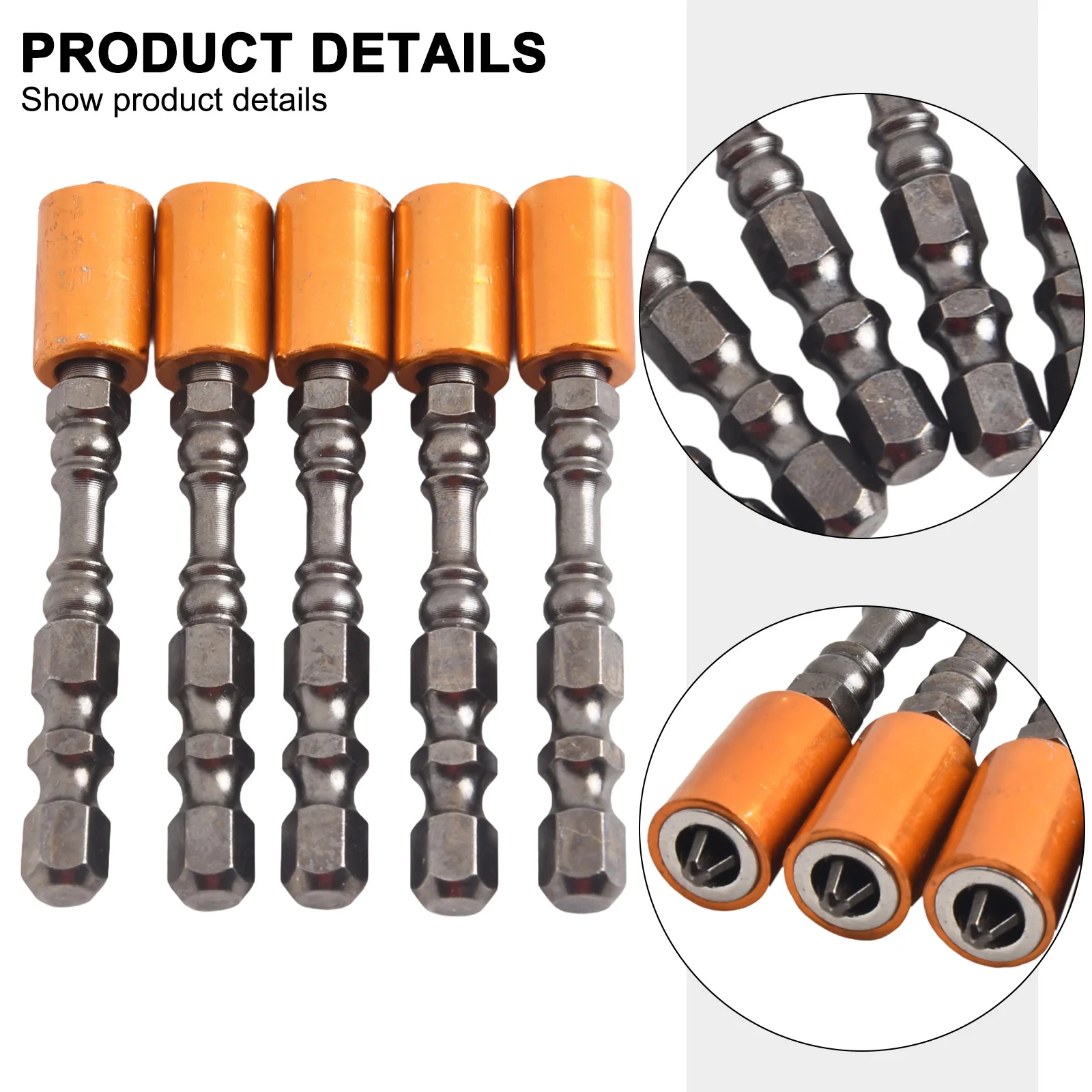 

Hand Screwdriver Bit 5pcs Equipment Magnetic Circle Part Single-head Batch Head Bite High Quality Hot Practical