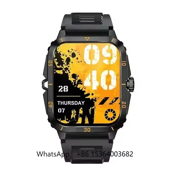 

Fashion Smart Watches for Men KT71 Heart Rate Monitor 1.96inch BT Relojes Inteligentes Fitness Watches