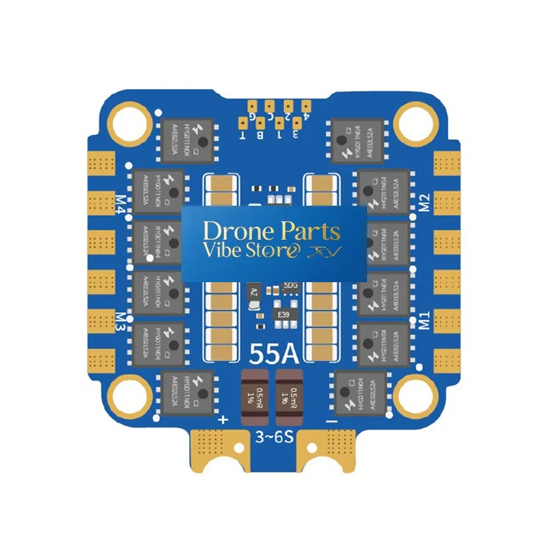 Drone PartsCYGJ-For BAYCKRC FPV ESC AM32 55A 3-6S 4IN1 ESC For RC FPV Freestyle Racing Drone Quadcopter Drone Parts