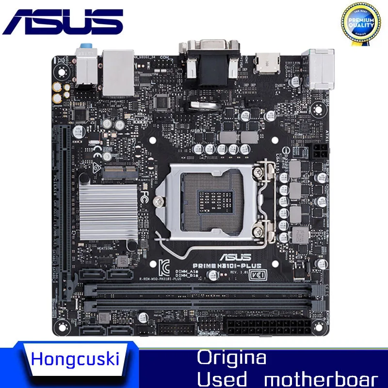 

Материнская плата ASUS PRIME H310I-PLUS MINI ITX с разъемом LGA 1151, DDR4
