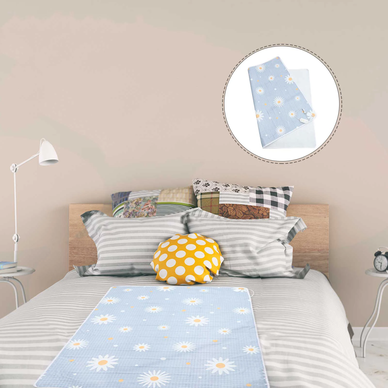 

Double Heated Blanket Thermal Electric Warm Mattress Floral Printed Household Camping Backpacking 220V Breathable Lightweight