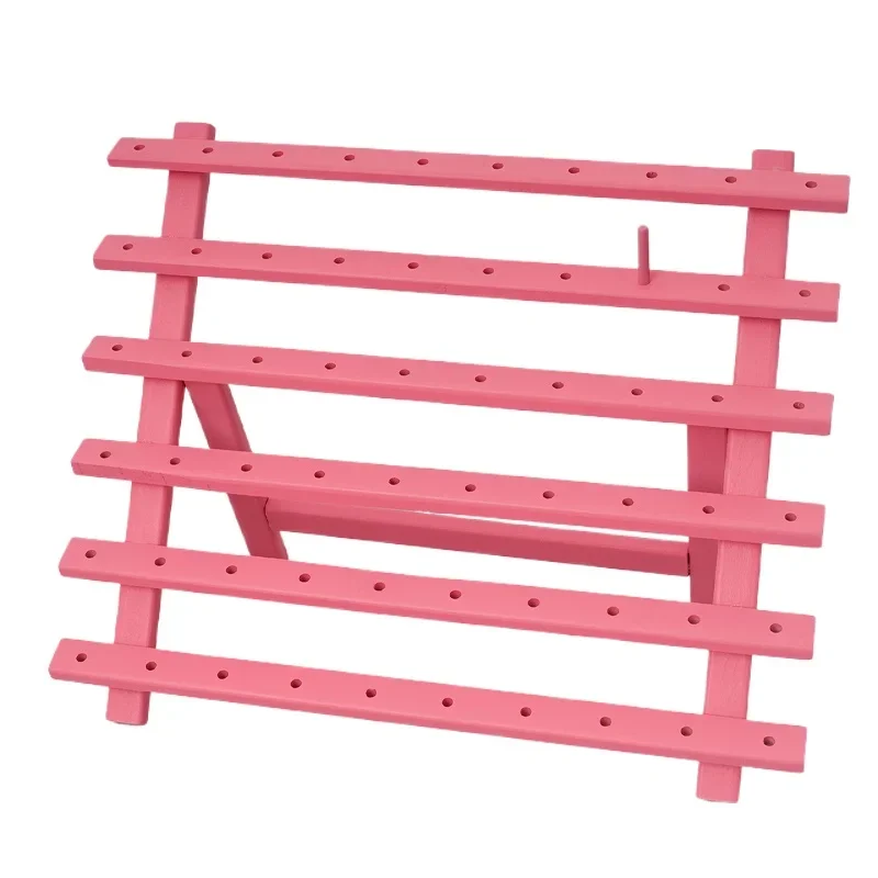 DIY Nähgarn ständer Farbe Faden rolle Aufbewahrung ständer Boden Holz faden Kugel Displayst änder kreative Holz faltbar