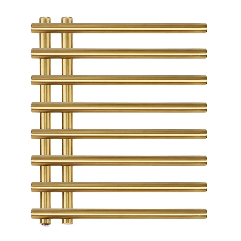 Wall Hung Hotel Spa Towel Warmers Gold/Chrome Towel Radiators For Bathroom