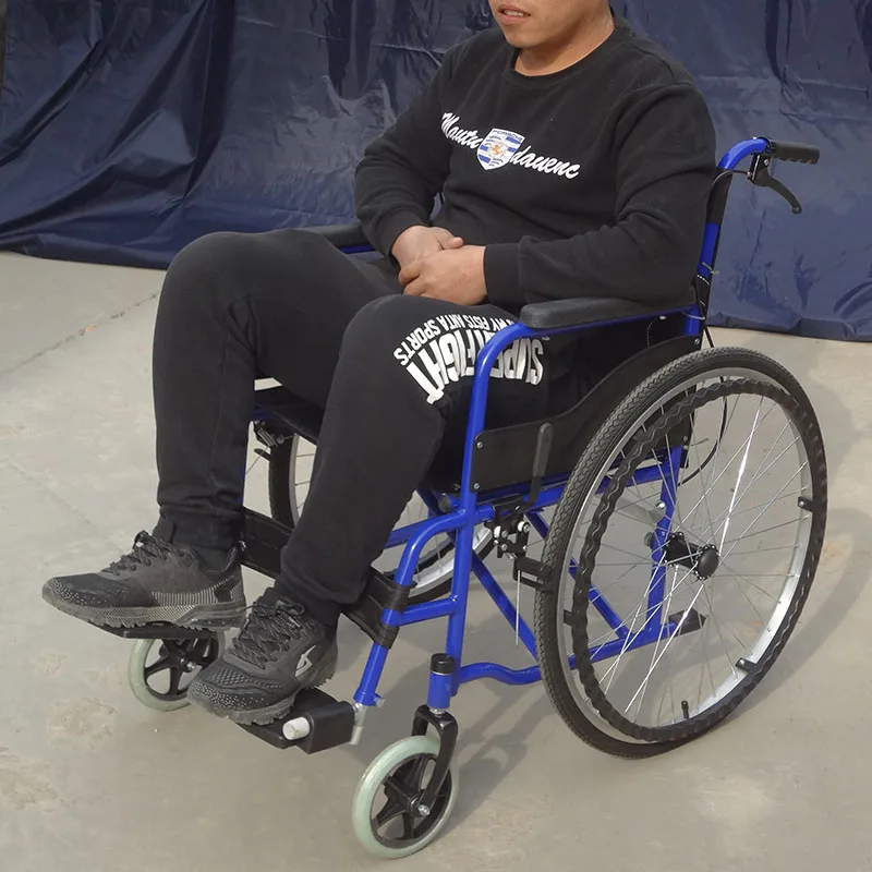 الجملة أثاث المستشفى الشعبي الصلب دليل كرسي متحرك قابل للطي #3