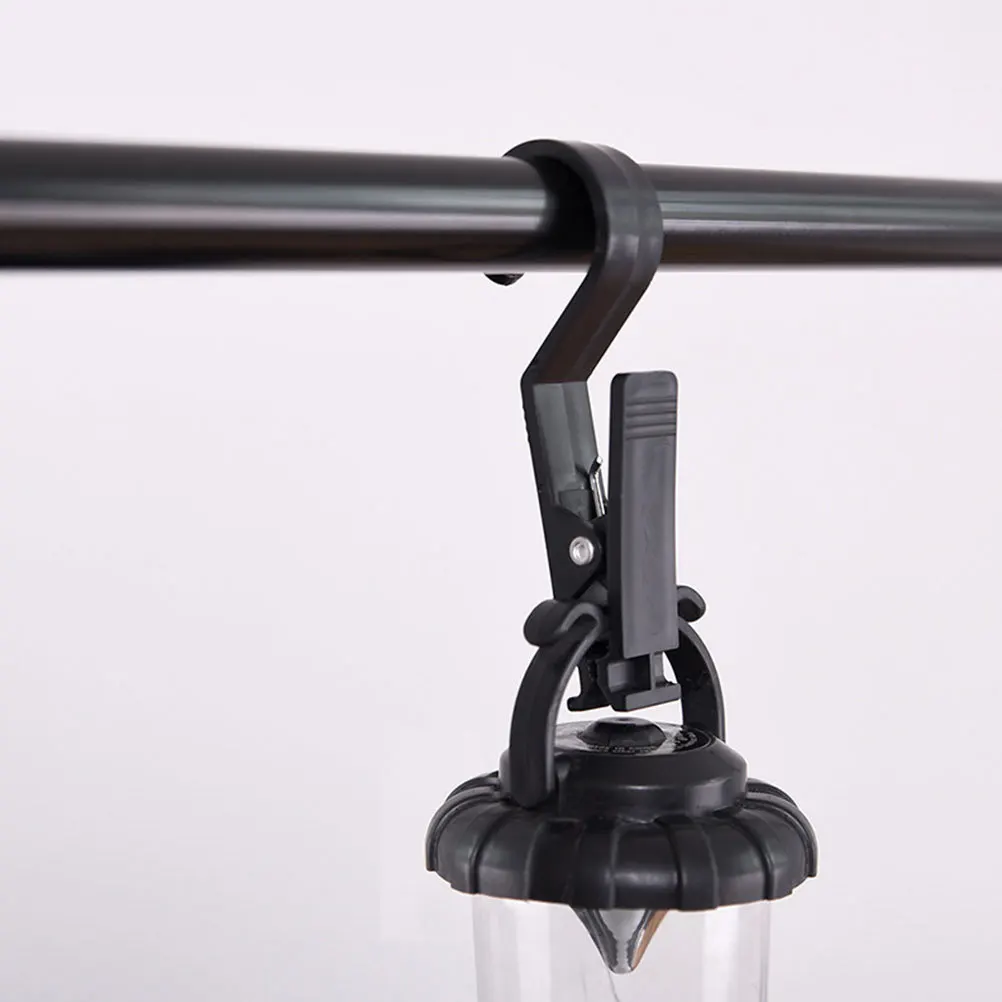 

4Pcs Tent Canopy Clip Multi-Function Anti-Skid Crocodile Mouth Hook Durable Portable Clamp for Hanging Drapes Curtains