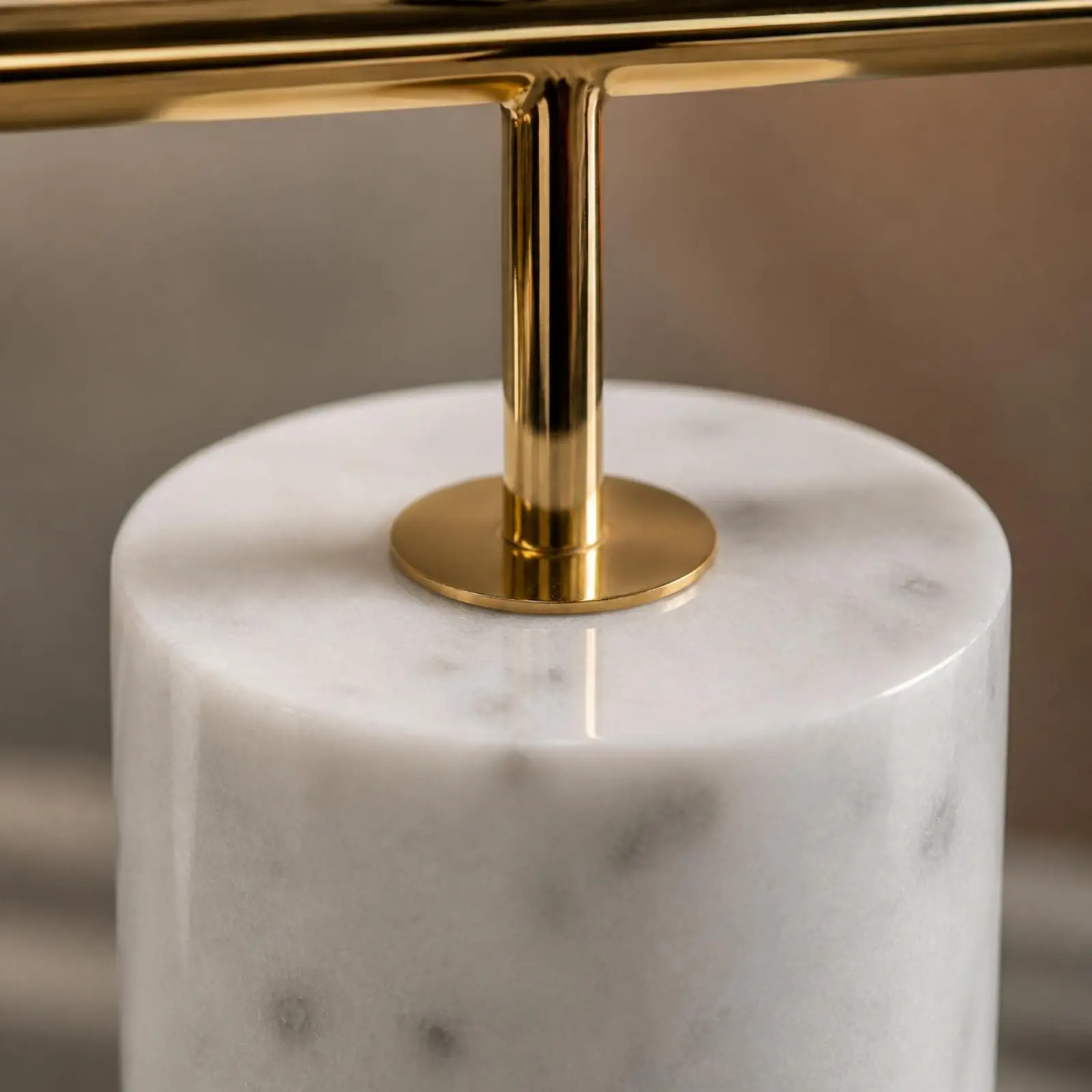 Gymnast on Horizontal Bar Sculpture Gold-Tone Gymnast Figurine with Marble Base Contemporary for Living Room, Entryway, Display