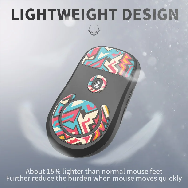 1pack 핫라인 게임 5.0 마우스 스케이트 Logitech G Pro X Superlight 무선 게임용 마우스 용 마우스 피트, 유리 없음