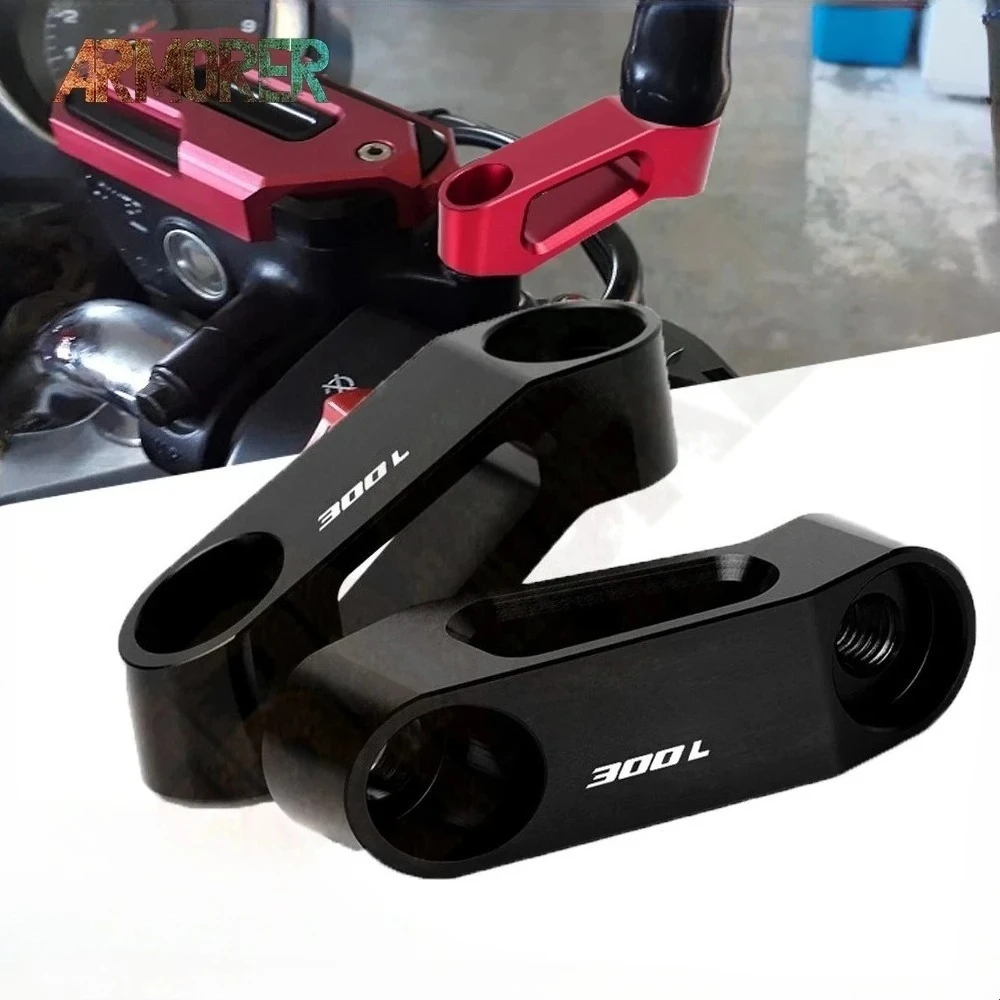

Motorcycle Accessories For CRF300L CRF 300L CRF300 L 2021 2022 2023 Rearview Mirror Extension Mount Bracket Holder